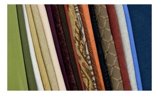 Fabrics and Leathers available for your Sleeper Sofa Bed