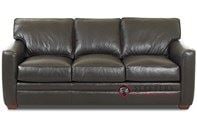 Savvy Bel-Air Leather Queen Sleeper Sofa