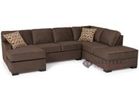 The Stanton 146 Dual Chaise Sectional Sofa with...