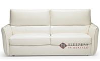 Natuzzi Editions Versa B842 Leather Full Sleeper Sofa with Greenplus Foam Mattress