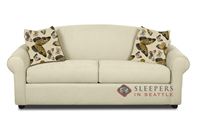 Savvy Chicago Sleeper Sofa in Microsuede Oyster (Full)