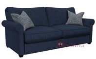 The Stanton 225 Sleeper Sofa in Bennett Indigo (Queen) with Down Feather Seating