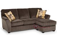 The Stanton 112 Chaise Sectional Queen Sleeper Sofa