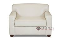 Savvy Geneva Leather Chair Sleeper Sofa