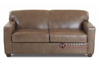 Savvy Geneva Leather Full Sleeper Sofa