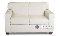 Savvy Geneva Leather Twin Sleeper Sofa