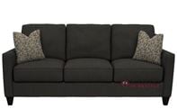 Savvy St Louis Queen Sleeper Sofa in Dumdum Charcoal