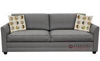 Savvy Valencia Sleeper Sofa in Lily Pewter (Queen)