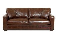 Savvy Chandler Leather Queen Sleeper Sofa