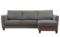 Flex Loveseat Chaise Sectional Full Sleeper Sofa in Lens 212