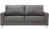 Luonto Nico Queen Leather Sleeper Sofa in Soft Antique 4340