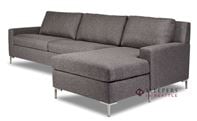 American Leather Bryson High Leg Queen Plus with Chaise Sectional Comfort Sleeper (V9)