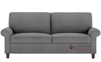 American Leather Gibbs High Leg Queen Comfort Sleeper in Clover Grey (V9)