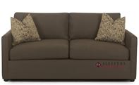 Savvy San Francisco Sleeper Sofa in Microsuede Thyme (Queen)