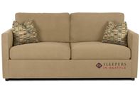 SPECIAL! Savvy San Francisco Sleeper Sofa in Microsuede Khaki (Queen)