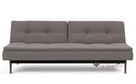 Innovation Living Dublexo Eik Full Sleeper Sofa with Smoked Oak Legs in 521 Mixed Dance Grey