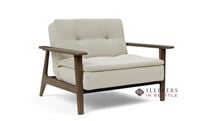 Innovation Living Dublexo Frej Chair Sleeper Sofa with Smoked Oak Legs