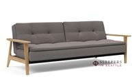 Innovation Living Dublexo Frej Queen Sleeper Sofa with Oak Legs