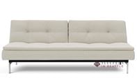 Innovation Living Dublexo Stainless Steel Queen Sleeper Sofa in 527 Mixed Dance Natural