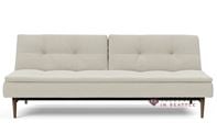 Innovation Living Dublexo Styletto Queen Sleeper Sofa with Dark Wood Legs in 527 Mixed Dance Natural