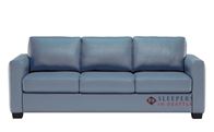 Natuzzi Editions Roya B735 Leather Sleeper Sofa in Denver Avion (Queen)