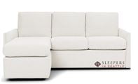 American Leather Bentley High Leg Leather Queen Plus with Chaise Sectional Comfort Sleeper (V9)