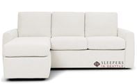 American Leather Clara Leather Queen Plus with Chaise Sectional Comfort Sleeper (V9)