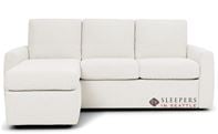 American Leather Langdon Leather Queen Plus with Chaise Sectional Comfort Sleeper (V9)
