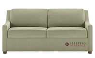 American Leather Perry Low Leg Queen Comfort Sleeper in Juno Sage
