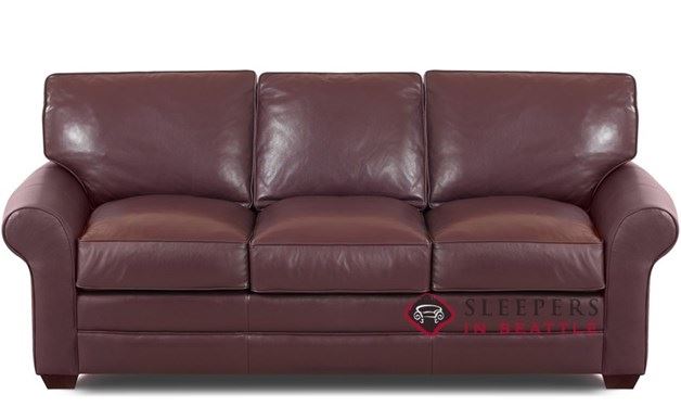 Customize And Personalize Montreal Queen Leather Sofa By Savvy | Queen ...