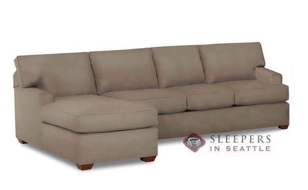 Savvy Palo Alto Chaise Sectional Leather Sleeper