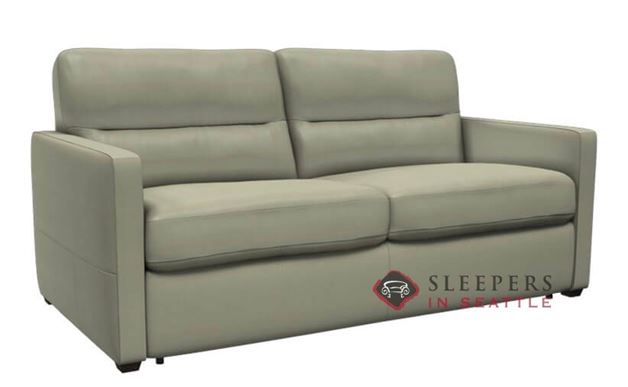 Natuzzi Editions Conca Leather Full Sleeper Sofa C010 529