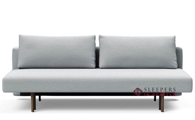Innovation Living Conlix Sleeper (Full) with Smoked Oak Legs in 582 - Argus Grey