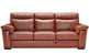 B757-064: Natuzzi Editions Cervo Leather Sofa