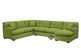 Stanton 146 U-Shape True Sectional Sleeper Sofa in Bennett Lime (Queen)
