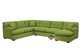 Stanton 146 U-Shape True Sectional Sofa in Bennett Lime