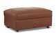 Savvy Calgary Storage Ottoman in Leather