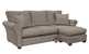 The 320 Chaise Sectional in Cornell Platinum