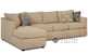 Savvy Aventura Chaise Sectional Sofa (Queen)