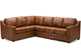 Palliser Corissa Leather Large True Sectional Sofa
