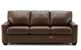 Palliser Westend Leather Sleeper Sofa (Queen) in Classic Mocha