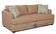 Savvy Jackson Sleeper Sofa (Queen) in Fandango Flax Sideview