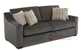 Savvy Alexandria Queen Sleeper Sofa with Nailheads in Empire Charcoal Sideview