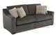 Savvy Alexandria Sofa with Nailheads in Empire Charcoal Sideview
