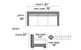 Natuzzi Editions Caffaro Leather Sleeper Sofa in Le Mans Steel Grey 15D1 (Queen) (C008-266) Diagram