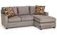 Stanton 403 Chaise Sectional Queen Sleeper Sofa with Storage