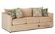 Savvy Aventura Queen Sleeper Sofa in Homerun Ivory Sideview
