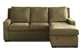 American Leather Lyons Leather Queen Plus with Chaise Comfort Sleeper