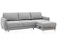 Luonto Delta Chaise Sectional Sleeper Sofa in Rene 03