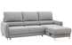 Luonto Delta Chaise Sectional Sleeper Sofa in Rene 03